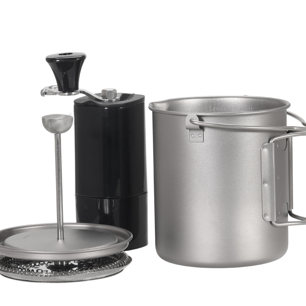 Lixada 750ml Titanium Coffee C - Outdoor Coffee Equipment review and price