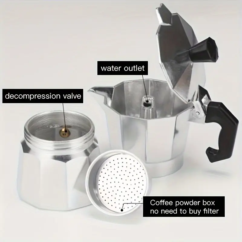 Classic Aluminum Moka Pot 50-3 - Outdoor Coffee Equipment review and price